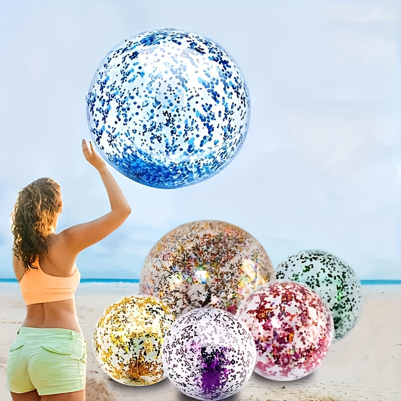 Glitter Beach Ball for Water Games