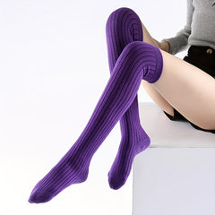 Long Tube Yoga Socks Warm & Non-slip Over The Knee Yoga Socks
