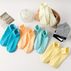 10 Pairs Soft Lightweight Low Cut Ankle Socks Women's Stockings & Hosiery