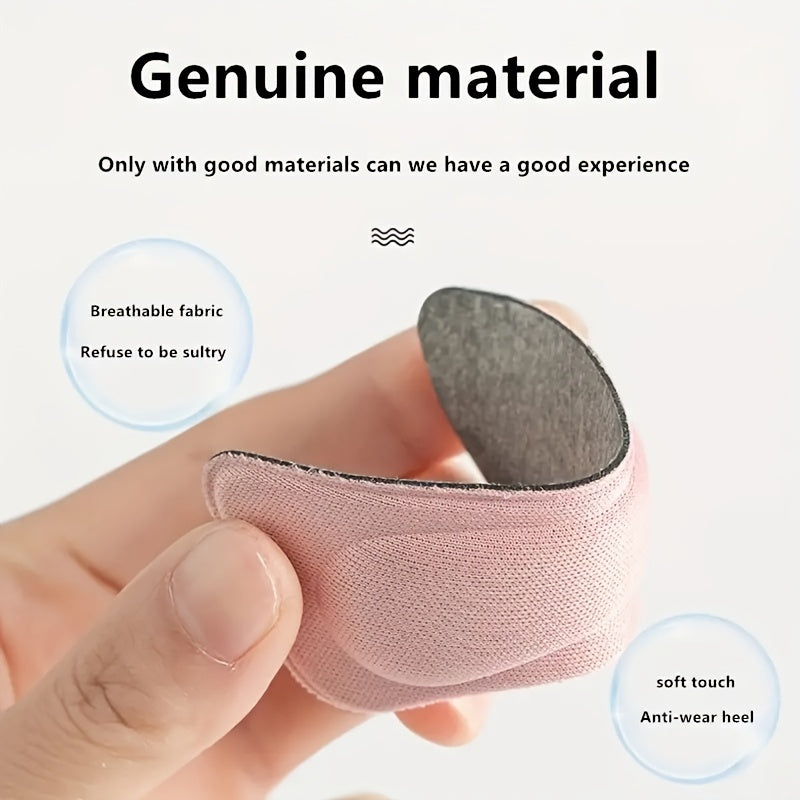 2pcs 4D Rear Heel Sticker Soft Comfort Anti-slip for High Heels
