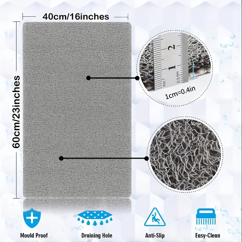 Waterproof Bathroom Non-Slip Mat Shower Bath Floor Mat
