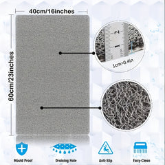 Waterproof Bathroom Non-Slip Mat Shower Bath Floor Mat