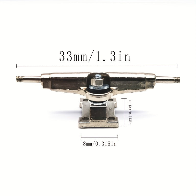 Pro Finger Skateboard Bracket Double Warped Deck Zinc Alloy Skateboard Parts