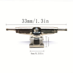 Pro Finger Skateboard Bracket Double Warped Deck Zinc Alloy Skateboard Parts