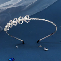 Rhinestone Heart Hairband Headband Princess Tiara