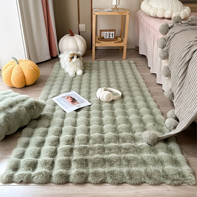 Soft Matcha Green Padded Mat for Bedroom Decoration