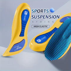 Men's Flat Arch Support Deodorant Insole Full Pad Elastic Massage