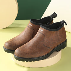 Men's Waterproof Non-slip Rain Boots for Outdoor Work