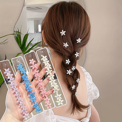 10pcs Flower Mini Claw Clips Hairpin Hair Accessories Girls Gift