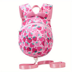 Dinosaur Strawberry Monster Kids Backpack for Kindergarten