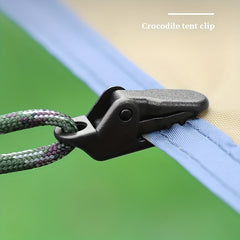 10pcs Tent Pull Point Crocodile Clips for Outdoor Camping