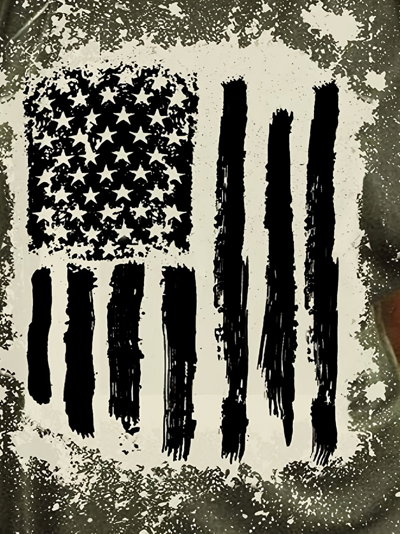 Vintage Flag Print Tank Top for Women