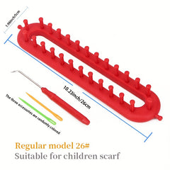 Scarf Weaving Tool Wool DIY Weaver Easy to Learn Zero Base Random