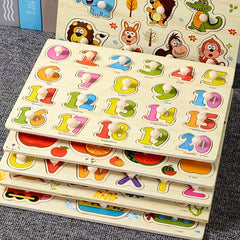 Numbers 0-20 Puzzle with Animals for Toddlers