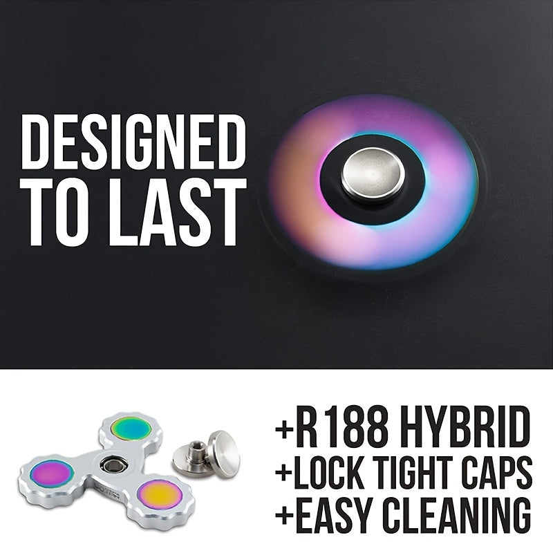 Aluminum Finger Gyroscope Spinner Dual Axis Acceleration Fidget Toy