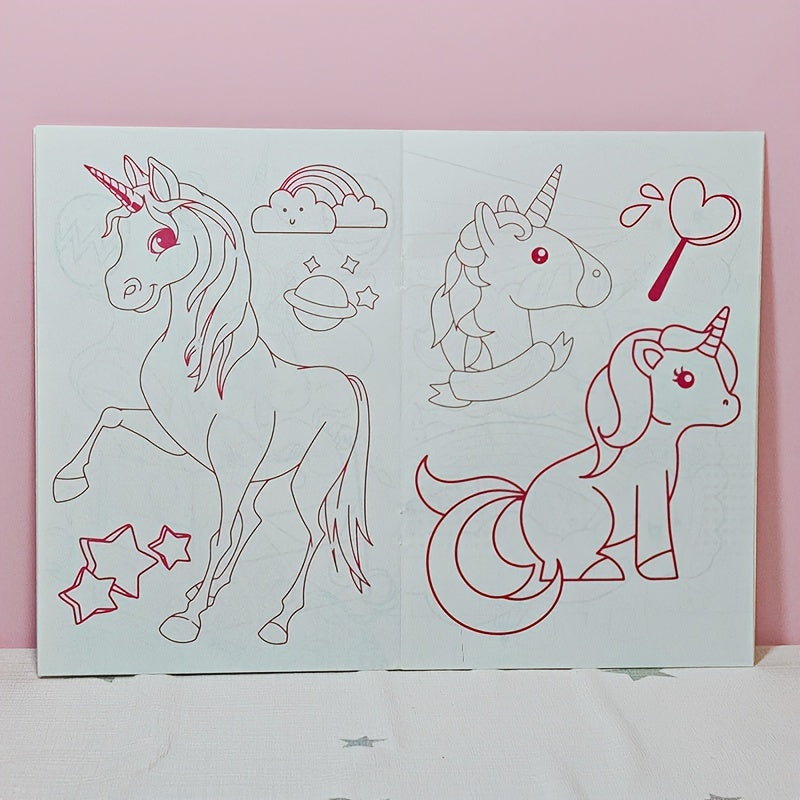 A5 Cartoon Coloring Book Creative Fun Painting Activity