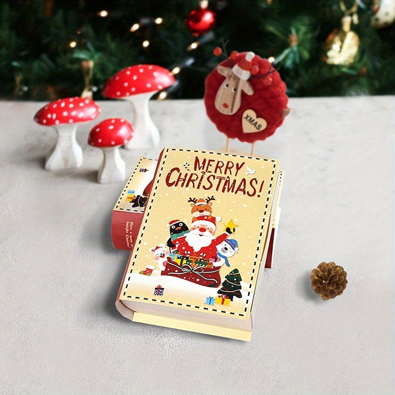 5pcs Christmas Candy Santa Claus Box for Party Decor