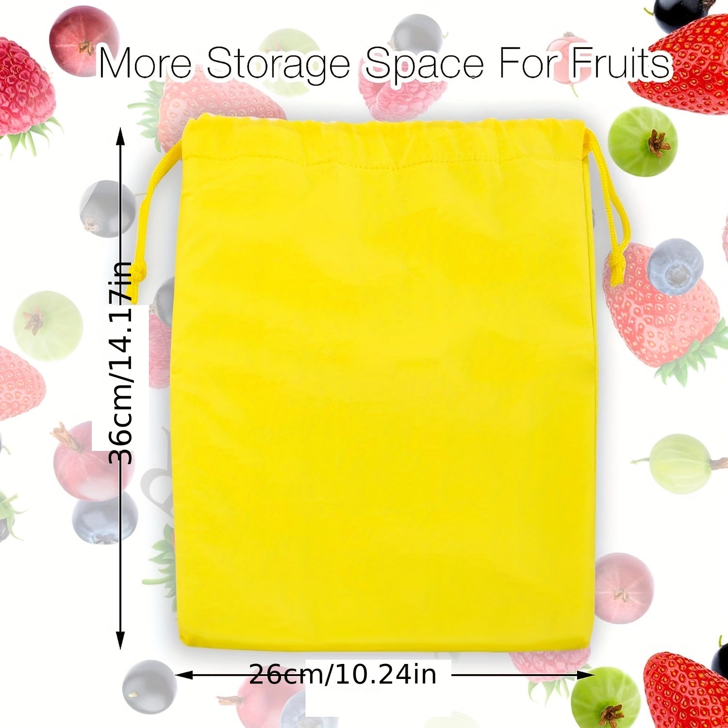 2pcs Yellow Banana Storage Bags Prevent Ripening Freshness Washable Durable