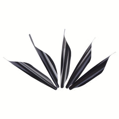 50pcs Archery Spin Vanes 4 57 Cm Spiral Feather RW Arrow Accessories