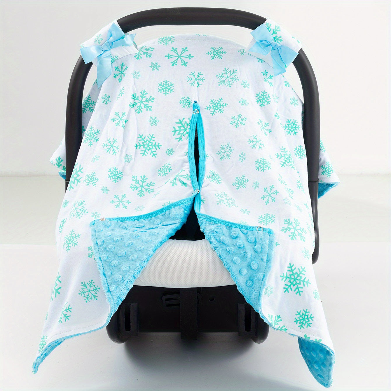 Girls Snowflake Pattern Sunshade Seat Cover