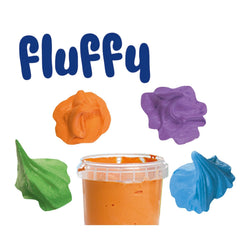 Fluffy Fingerpaint 4 Colours X 110Ml