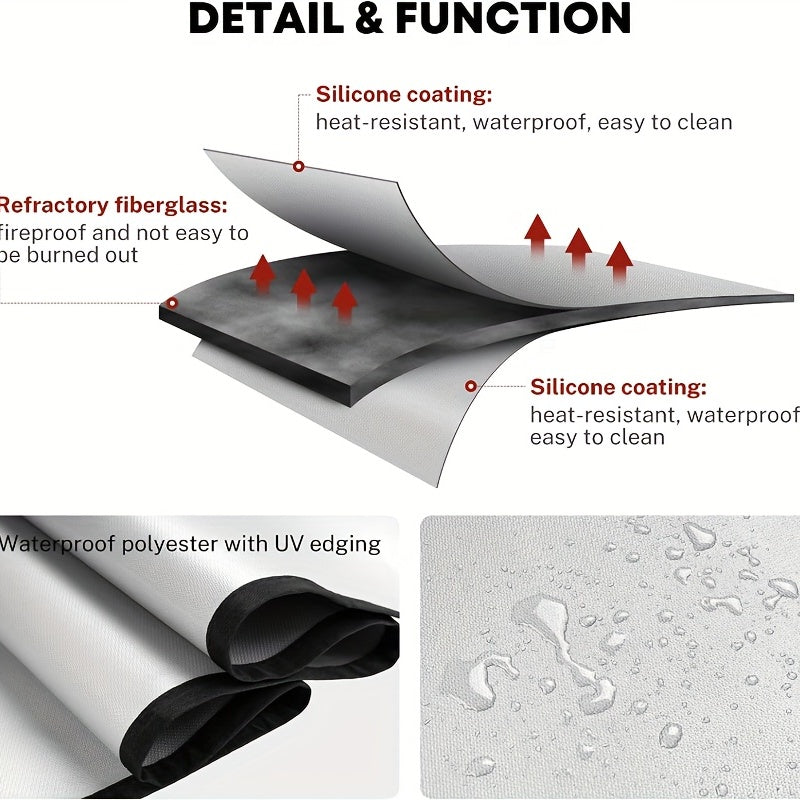 Fireproof Grill Mat for Safe Outdoor Grilling