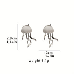 Jellyfish Stud Earrings Girls Jewelry Gift Birthday Graduation