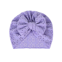 Newborn Baby Head Wrap Hat Bow Turban Cap for Girls