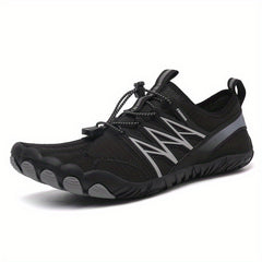 Men's Aqua Wading Shoes With Drawstring, Outdoor Walking Shoes