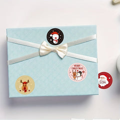 Christmas Stickers 10 Sheets Pack - Gift Tags Envelope Seals
