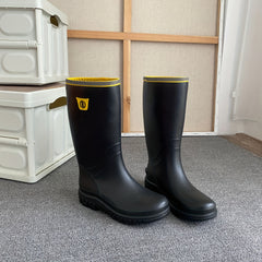 Women's Outdoor Waterproof Rain Boots Mid-tube Non Slip Rubber Shoes