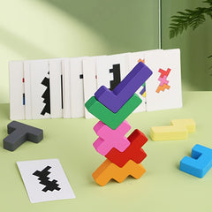Shadow Guessing Game Balance Building Blocks Puzzle Toy