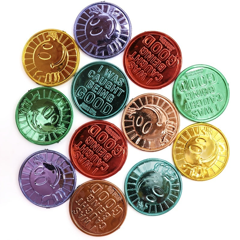 Pirate Smiley Face Game Coin Lucky Coin Props Electroplated