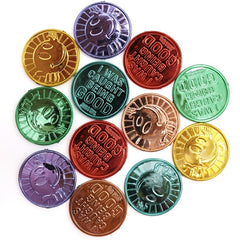 Pirate Smiley Face Game Coin Lucky Coin Props Electroplated