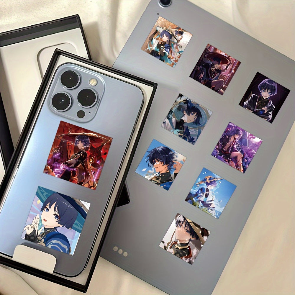 60pcs Anime Stickers Waterproof Stickers for Mobile Phones Laptops Bottles