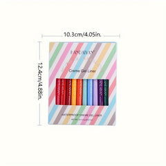 HANDAIYAN Waterproof Eye Liner Pencil Set Matte Long Lasting Eyeliners