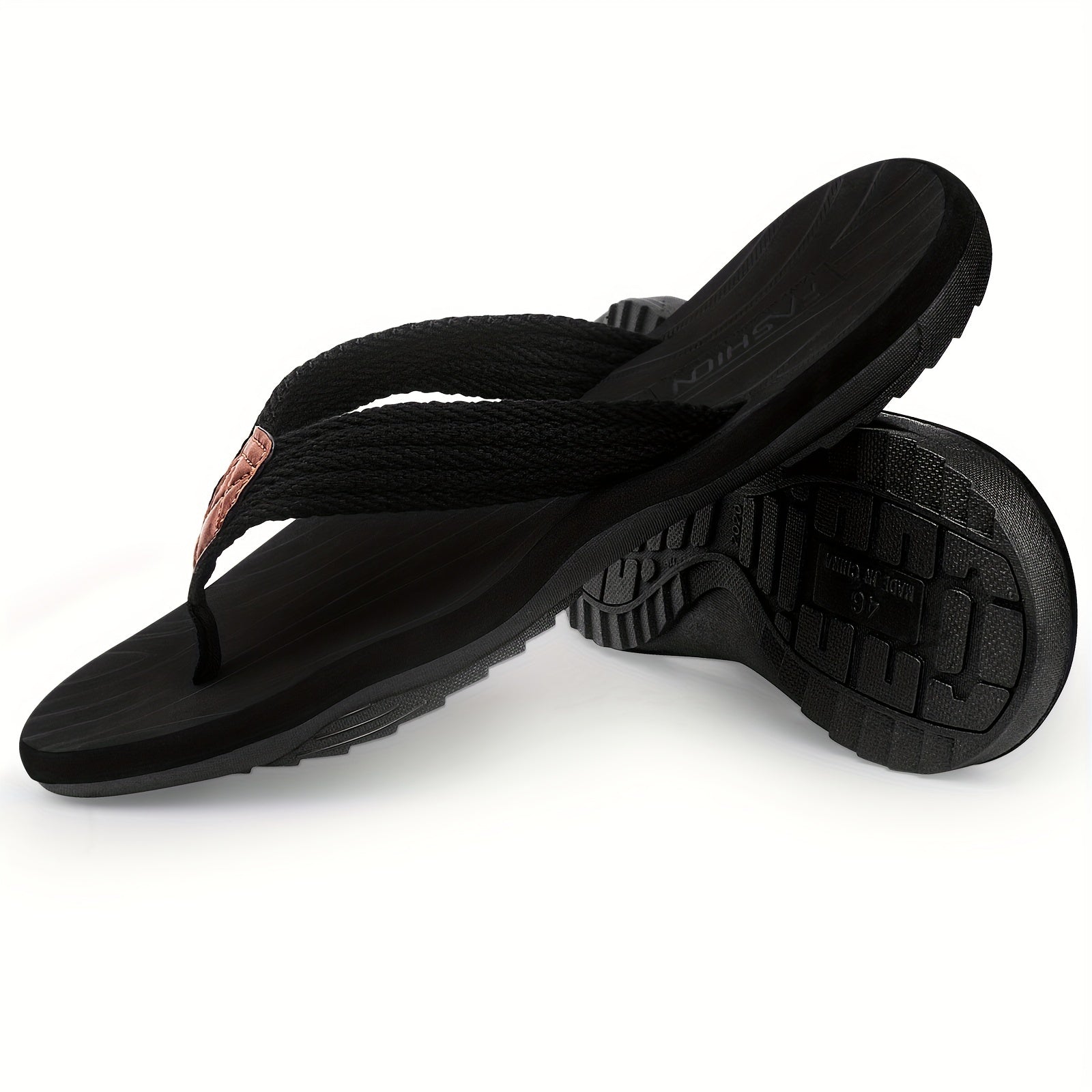 Men's Hemp Flip Flops for Beach and Outdoors