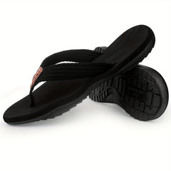 Men's Hemp Flip Flops for Beach and Outdoors