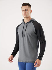Men's Long Sleeve Hoodie Sport Sweatshirt Quick Drying Sportswear