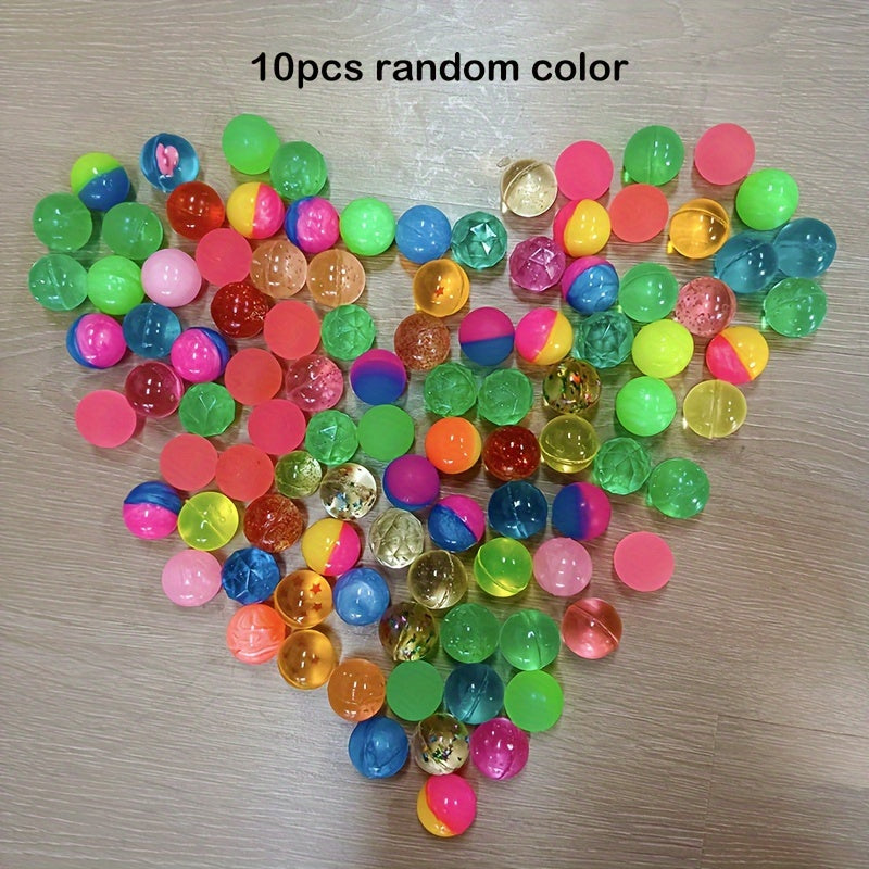 Assorted Bouncy Balls 10pcs Mixed Styles for Party Favors