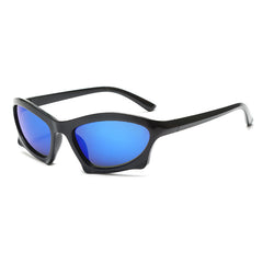 Y2K Wrap Around Sunglasses Cyberpunk Mirror Lens UV400