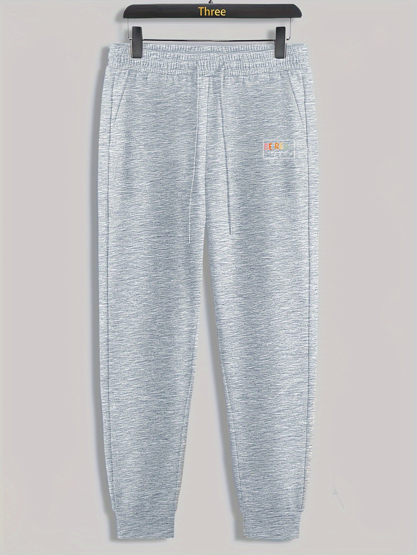 Real Print Men's Sweatpants Drawstring Casual Trousers