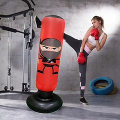 Inflatable Punching Bag for Karate Kickboxing Training