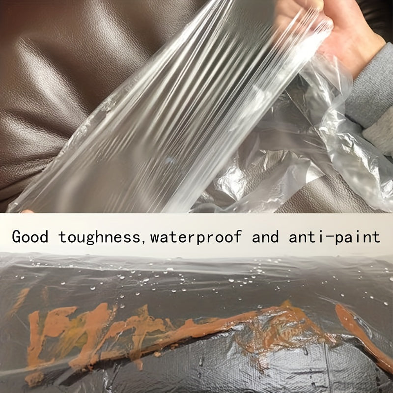 1pc Plastic Furniture Dust Cover Waterproof Car Dusty Bed Sofa Dust Proof