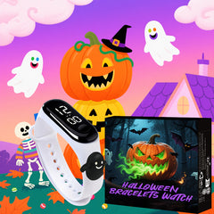 Halloween Electronic Watch Pumpkin and Witch Candy Party Joy Harvest
