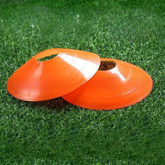 Colored Disc Cones Set Of 50 Agility Cones With Carry Bag And Holder
