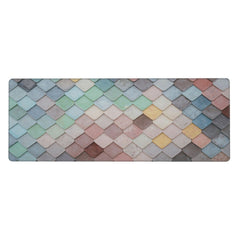Mermaid Scales Shower Curtain Purple Fish Scales Glare Ocean Sea