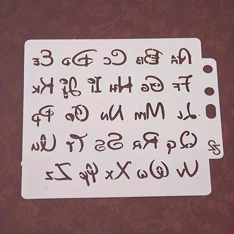 2pcs Alphabet Stencils Letter Stencil Lettering Alphabet Stencil Letters