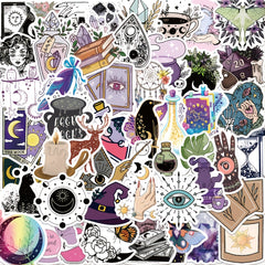 Graffiti Sticker Astrology Tarot Gothic Style Waterproof Kids Girls Gift