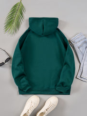 Skeleton Hand Print Hooded Sweatshirt